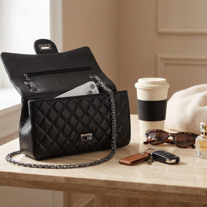 Ariana Satchel – Elegante Leder Crossbody Bag